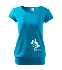 Tehotenské tričko - Motýlik 1 s menom