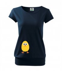 tehotenska trička -  kuřátko - povidlo
