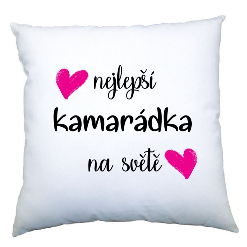 Polštářek - Nejlepší kamarádka na světě Polštářek - Nejlepší kamarádka na světě