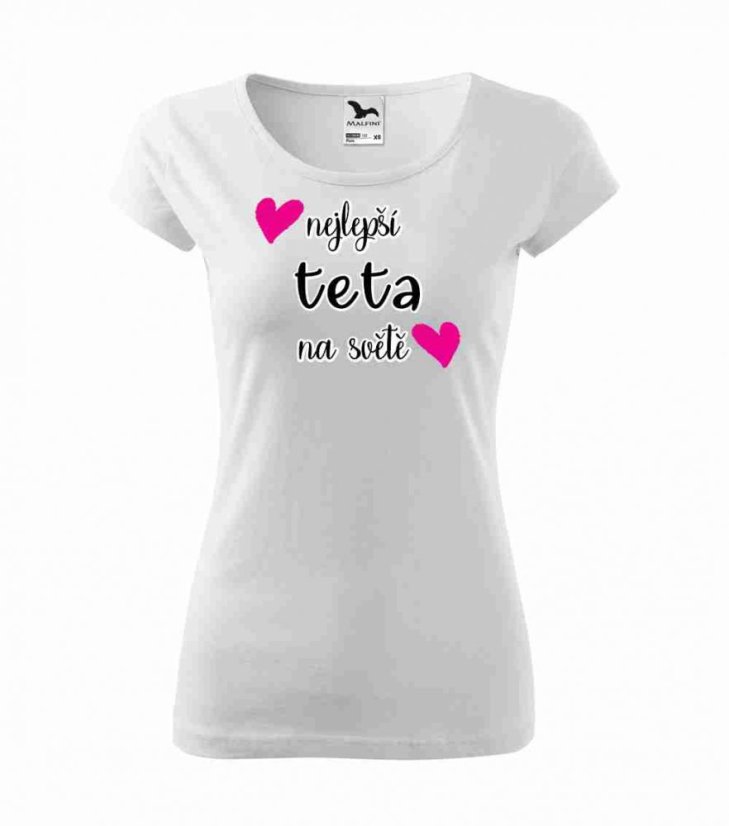 Dámské tričko - Nejlepší teta na světě - Povidlo