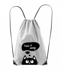 textilní batoh - cat - take it easy - Povidlo