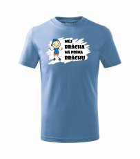 Dětské tričko - Můj brácha má príma bráchu - Povidlo