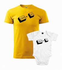 Rodinný set - Pánske tričko a Body - Kópia