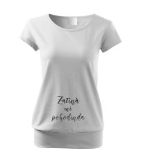 Těhotenské tričko - Začíná mi POHODINDA