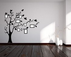 Samolepka na zeď - Strom s rámečky na fotky