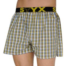 Pánské trenky Styx sportovní guma vícebarevné (B107)