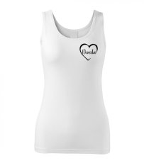 Dámske tielko - Srdiečko - Nevesta