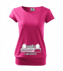 Tehotenské tričko - Dvojičky - Dievčata