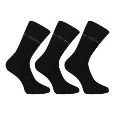 3PACK ponožky Pietro Filipi vysoké bambusové černé (3PBV001)
