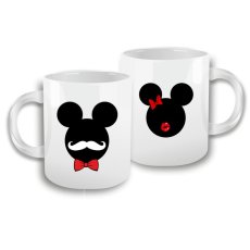 hrnečky pro páry - mouse couple - povidlo