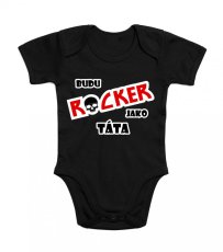 Dětské body - Budu rocker jako táta