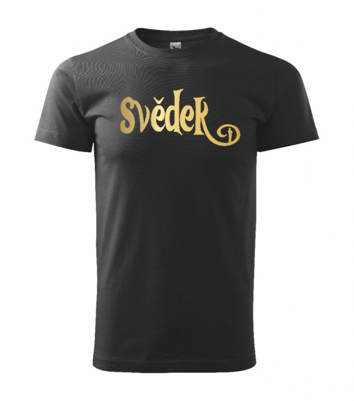 svatební tričko  - silueta - svědek - Povidlo