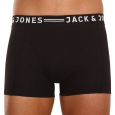 3PACK pánské boxerky Jack and Jones černé (12081832 - black/black)