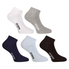 5PACK ponožky Lee Cooper nízké vícebarevné (PO41023)