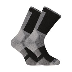 3PACK ponožky Nedeto vysoké zimní šedé (3NWS1)