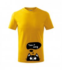 Dětské tričko - CAT - Take it easy