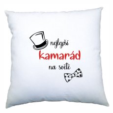 Polštářek - Klobouk - Nejlepší kamarád na světě
