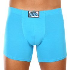Pánské boxerky Styx long klasická guma světle modré (F1169)