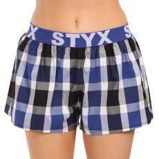 3PACK dámské trenky Styx sportovní guma vícebarevné (3T100619)