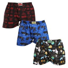 3PACK pánské trenky Styx art klasická guma vícebarevné (3A17789)