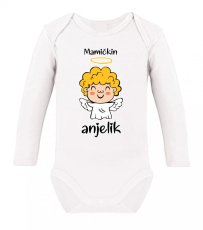 Detské body s dlhým rukávom - Mamičkin anjelik