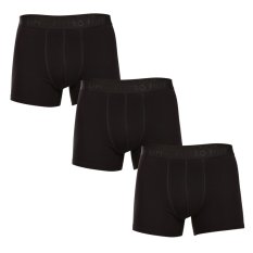 3PACK pánské boxerky Pietro Filipi černé (3BCL001)