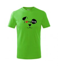 Detské tričko - I love my dog