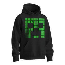 Mikina s potiskem Blocks Creeper Green