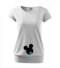 těhotenské tricko - mouse - chlapeček - povidlo těhotenské tricko - mouse - chlapeček - povidlo