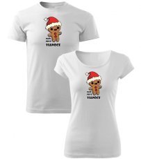 Vianočné párová tričká - Perníček - Naše prvé Vianoce