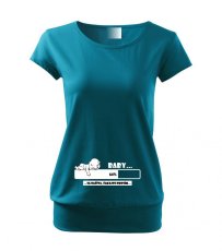 Tehotenské tričko -  Baby sa načíta, čakajte prosím