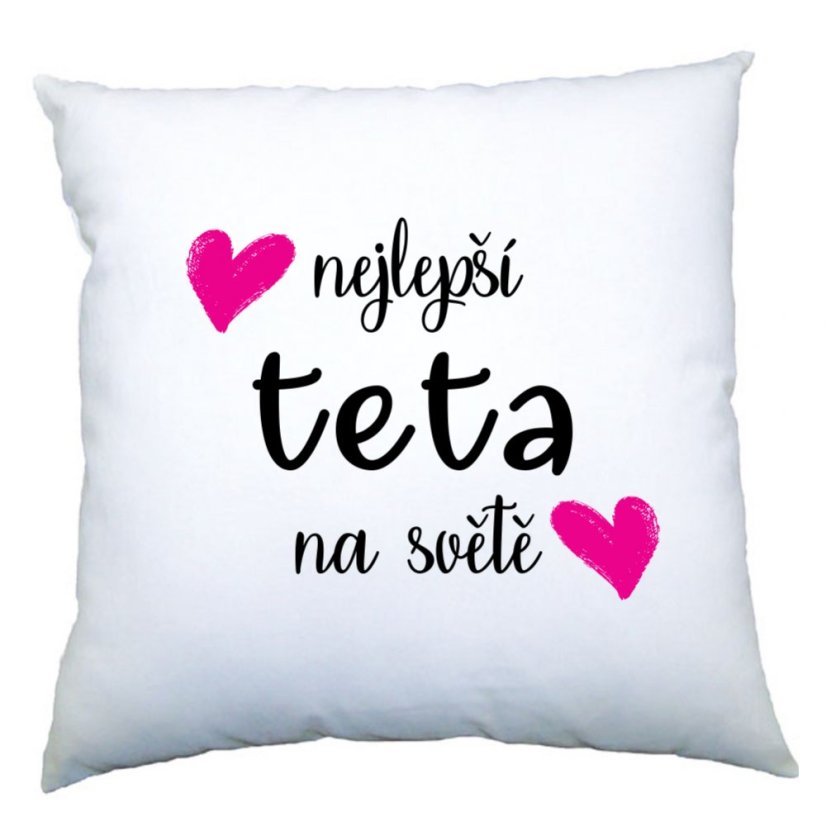 Polštářek - Nejlepší teta na světě