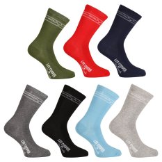 7PACK ponožky Lee Cooper vysoké vícebarevné (PO38802-1)
