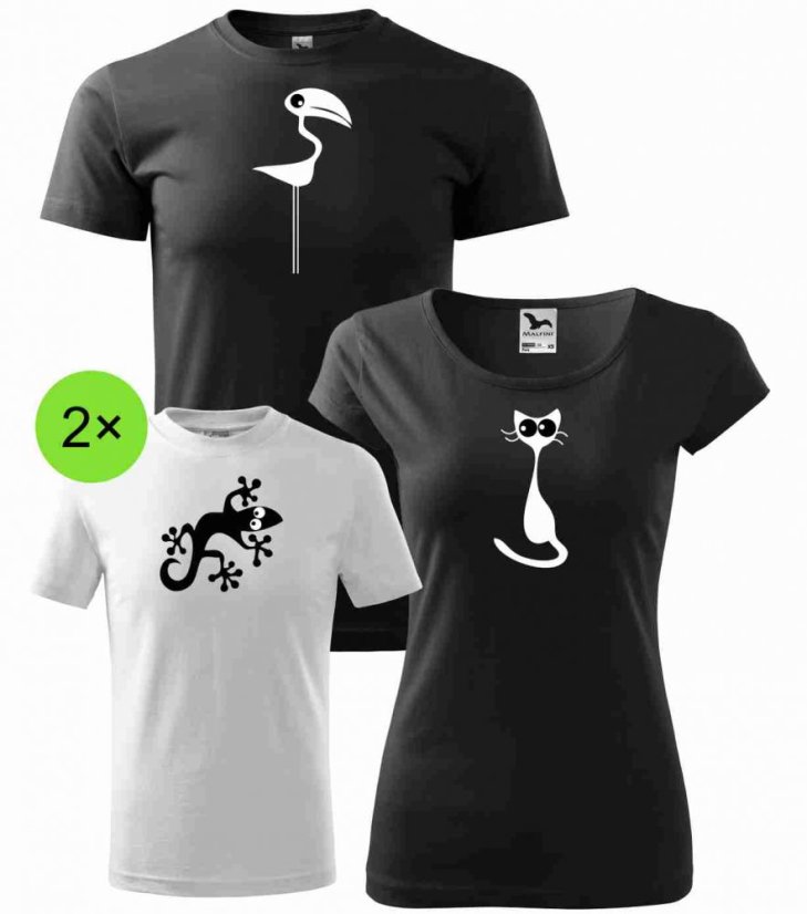 Rodinný set - 4x Tričko - Kukadla Rodinný set - 4x Tričko - Kukadla