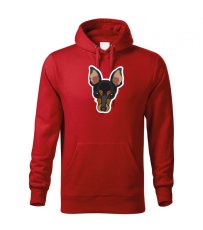 Pánská mikina - Pražský krysařík - Černý