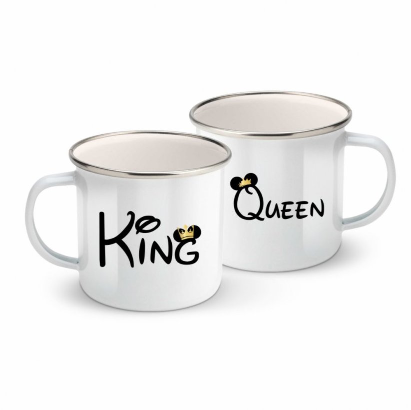 Párové plecháčiky - Mouse - King & queen