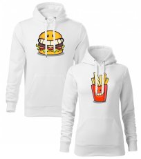 mikiny s potiskem pro páry - fast food - Povidlo