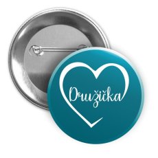 Svatební placka - SRDÍČKO - Družička