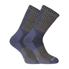 3PACK ponožky Nedeto vysoké zimní modré (3NWM1)