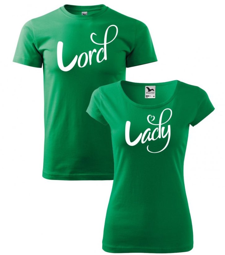 Párové tričká - Lord & lady