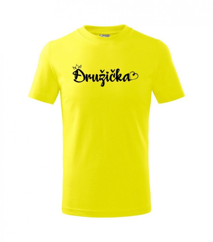 svatební tričko - korunka - družička - Povidlo