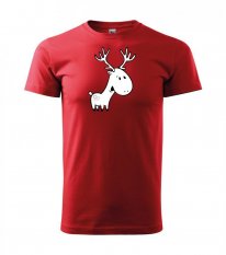Pánske vianočné tričko - Jeleň