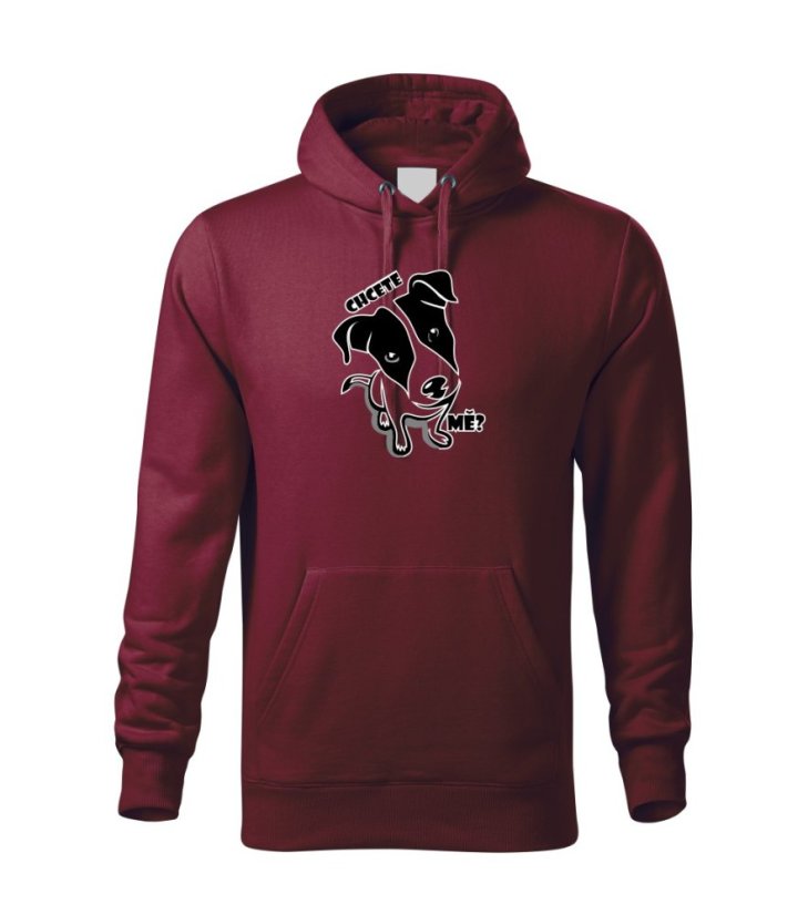 Pánská mikina - Pes - Chcete mě?