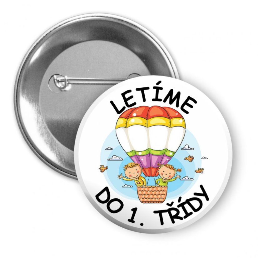 Dětská placka - Balón - Letíme do první třídy
