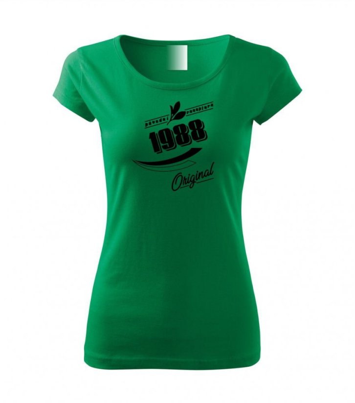 Dámské tričko - Původní receptura Originál - Barva: Středně zelená