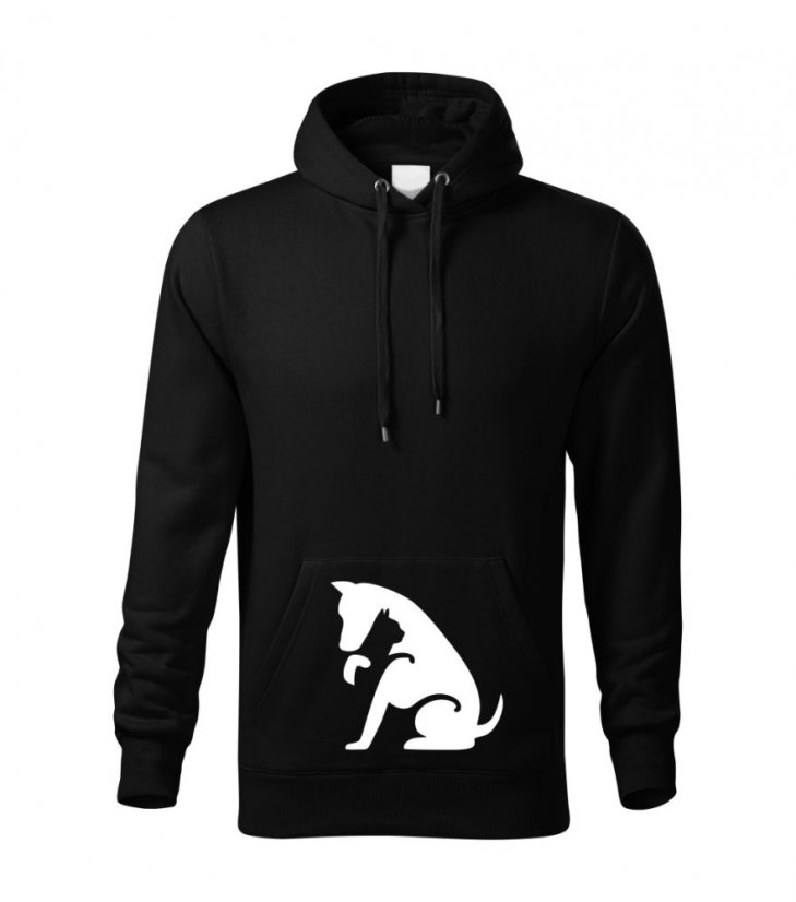 Pánská mikina - Kočka a pes