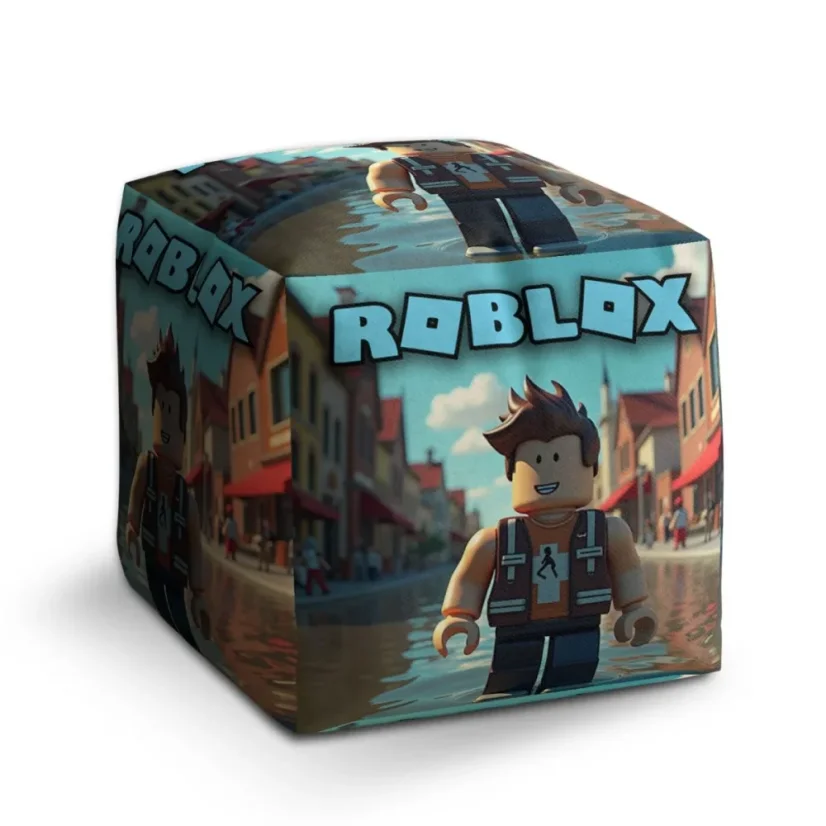 Taburet Cube ROBLOX Město: 40x40x40 cm