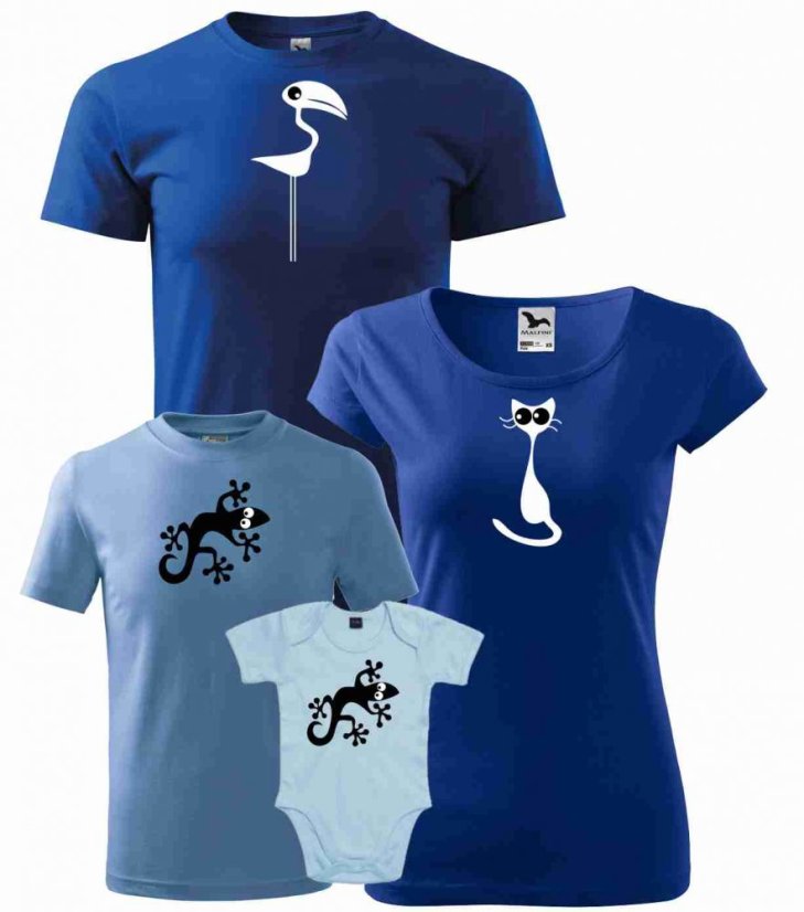 Rodinný set - Trička a Body - Kukadla