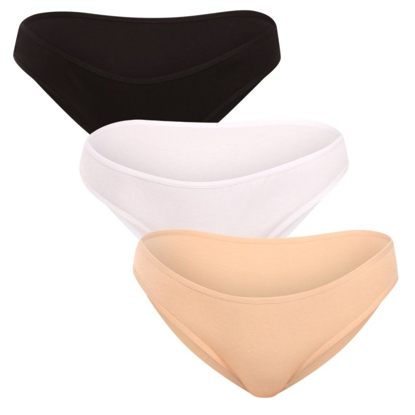 3PACK dámské kalhotky Nedeto vícebarevné (3NK004)