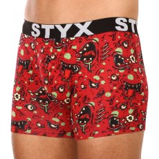 Pánské boxerky Styx long art sportovní guma zombie (U1451)